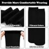 Sarfel Black Soccer Socks Youth Soccer Socks Girls 6-8 Black Baseball Socks Youth Kids Soccer Socks Boys Soccer Socks Kids 6-8 view 4