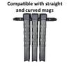 Hammy3DPrints Mount for Grand Power Stribog SP9 9mm Mags - Magnetic/Safe | Magazine Holder Storage Rack (Blue) view 2