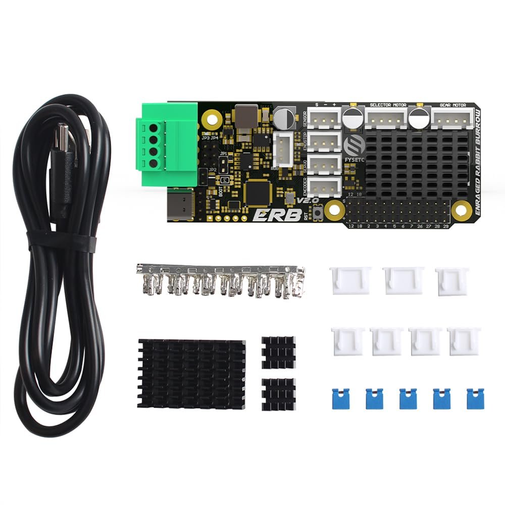 Irfora ERB V2.0 Mother Board Onboard TMC2209 Drivers with CANBUS and USB Interface Compatible with Voro ERCF V2.0 Enraged Carrot Feeder