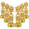 AORZIT 6 Pack Halloween Trophy Best Costume Trophy Skeleton Trophies, Halloween Trophy Awards for Kids Adults Halloween Party Prizes Contest Prizes Funny Trophy for Halloween Party Supplies view 1