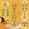AORZIT 6 Pack Halloween Trophy Best Costume Trophy Skeleton Trophies, Halloween Trophy Awards for Kids Adults Halloween Party Prizes Contest Prizes Funny Trophy for Halloween Party Supplies view 3