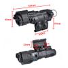 Metal MW C1+ Box Aiming Laser Sight(with Blue Laser+IR Laser+IR Fill Light + 220 Lumens LED Flashlight), & Modular Wire Control Remote Pressure Switch,Black view 3