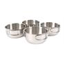 IGRIXLSD 4-piece Stainless Steel Bowl Set, 500ML Small Frying Pan Suitable For Outdoor Camping, Mountain Climbing, Fishing Or Home Use view 4