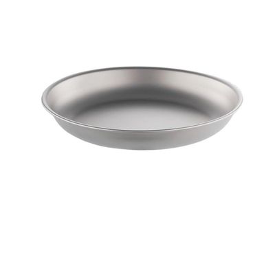 IGRIXLSD Pure Titanium Dinner Plate, Portable Tableware Suitable For Outdoor Camping, Travel Or Home Use(Large)