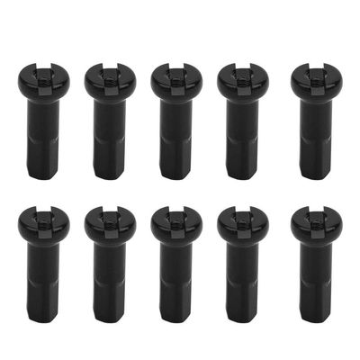 Senrusa 10Pcs Mountain Bike 14G Wire 7075 Aluminium Alloy Spoke Cap Bike Cycling Riding Accessory