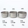 IGRIXLSD Pure Titanium Frying Pan, Foldable Portable Titanium Bowl Suitable For Outdoor Camping Barbecue(500ML) view 2