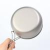 IGRIXLSD Pure Titanium Frying Pan, Foldable Portable Titanium Bowl Suitable For Outdoor Camping Barbecue(500ML) view 4