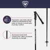 Rossignol Electra Alpine Ski Poles - Downhill Ski Poles for Women - Black view 4