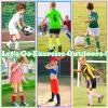 Green Kids Toddler Soccer Socks - Boys & Girls, Ages 4-6 view 2