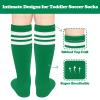 Green Kids Toddler Soccer Socks - Boys & Girls, Ages 4-6 view 3