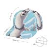 Baseball Cap Sunscreen Visor Hats Adjustable Llama Sun Caps Golf Dad Hat for Men Women view 2