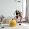 65cm Exercise Ball Chair, Pilates Yoga Ball, Balance Ball Seat, for Sitting Ball Fitness Ball, birthing ball for pregnancy ball, stability ball, Foldable Sitting Balls Fabric Cover(Dark gray) view 2