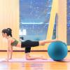 65cm Exercise Ball Chair, Pilates Yoga Ball, Balance Ball Seat, for Sitting Ball Fitness Ball, birthing ball for pregnancy ball, stability ball, Foldable Sitting Balls Fabric Cover(Dark gray) view 4