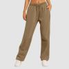 Wide Leg Joggers for Women Teen Girls Sweatpants Casual Straight Leg Jogging Pants Baggy Elastic High Waist Loose Sweats Joggers Workout Trousers Beige Medium view 4