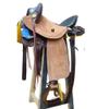 AD Saddlery Handmade Comfort Trail Without Horn Leather Endurance Hornless Equestrian Horse Saddle for Horseback Riding Size 14" to 18" inch Seat Available view 1