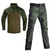 TOMITANY Men's Tactical Military Suits Long Sleeve Fitting Army Uniforms Combat Shirt and Pants with Knee Pads Russian Camo XXXXL view 1