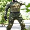 TOMITANY Men's Tactical Military Suits Long Sleeve Fitting Army Uniforms Combat Shirt and Pants with Knee Pads Russian Camo XXXXL view 2