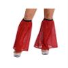Winnrchan Women's 70S Disco Boot Covers 80s Sparkly Sequin Leg Warmers Costume Accessories for Party Rave Dance Red One Size view 2