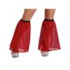 Winnrchan Women's 70S Disco Boot Covers 80s Sparkly Sequin Leg Warmers Costume Accessories for Party Rave Dance Red One Size view 3