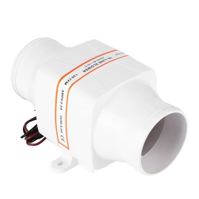 Zohisin 3 Inch In Line Marine Bilge Blower Strong Ventilation Fan for Yacht Boat RV 12V Made of Stainless Steel with Efficient Circulation