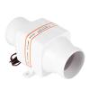 Zohisin 3 Inch In Line Marine Bilge Blower Strong Ventilation Fan for Yacht Boat RV 12V Made of Stainless Steel with Efficient Circulation view 1
