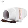 Zohisin 3 Inch In Line Marine Bilge Blower Strong Ventilation Fan for Yacht Boat RV 12V Made of Stainless Steel with Efficient Circulation view 2