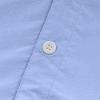 Mens Long Sleeve Cotton Linen Shirts Casual Roll-Up Sleeve Beach Shirts Loose Buttons Down Solid Plain Shirt (Large,Light Blue) view 4