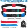 HASITE Flag Football Belts - 10 Sets of Adjustable Flag Football Set, Contains 30 Football Flags and Storage Bag, Perfect for Youth Adults and Children To Capture The Flag view 2