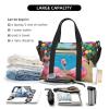 Travel Duffel Bags Personal Item Bag Carry on Luggage Bag Training Handbag Lightweight Waterproof Sports Gym Bag Flamingo and swimming pool Weekender Bag for Women Men view 4