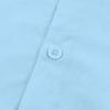 Men's Cotton Linen Long Sleeve Shirts Casual Button Down Banded Collar Yoga Shirt Dress Shirts Beach Tops (5X-Large,Light Blue) view 4
