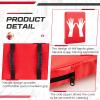 Relaxgiant Volleyball Blocking Pad Rectangular Volleyball Setter Training Equipment Protects Blocker Pad Red Sport Training Aid Cushion for Hitting Blocking Mimics Hand Hitting Trainer Practice view 4