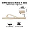 Trary Flip Flops for Women, Flats Sandals for Women 2026, Vegan Leather Summer Beach Essentials Slides Leopard Size 7 view 4
