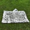 Emergencys Blankets Rain Poncho Hybrid Survival Gear And Equipment | Waterproof Camping Gear Outdoor Blanket For Hiking Traveling, Fishing,Portable Raincoat For Outdoor Activity Camping Hiking view 3