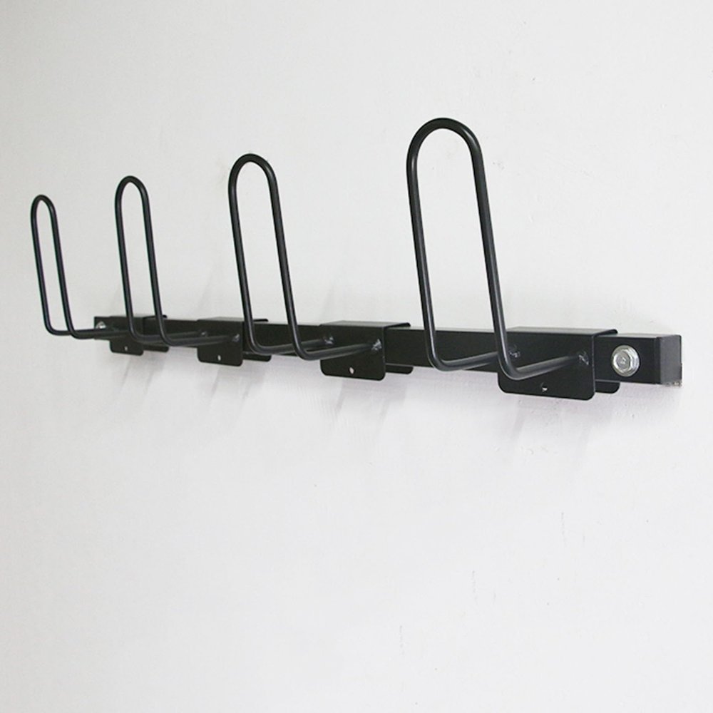 AErosx Boxing Gloves Holders Powder Coated Metal Hanging Hooks for Gloves, Wall Mounted Boxing Glove Dryer, Boxing Gloves Storage Display Stand (Black, 29.5 Inch)
