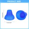 PATIKIL Pickleball Ball Retriever, 4 Pcs Pickleball Upper Suction Cup, Silicone Pickle-Balls Grabber, Anti-Slip Pick Up Pickleballs Hand Grip for Pickleballs Accessories, Blue view 2