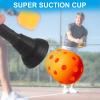 PATIKIL Pickleball Ball Retriever, 4 Pcs Pickleball Upper Suction Cup, Silicone Pickle-Balls Grabber, Anti-Slip Pick Up Pickleballs Hand Grip for Pickleballs Accessories, Blue view 3