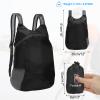 PATIKIL Hiking Backpack, 15L-20L Packable Lightweight Backpack Daypack Small Foldable Outdoor Camping Cycling Backpacking Shoulder Bag, Black view 2