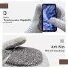 Jkulrki Mens Ragg Wool Mittens Sherpa Lined Cold Weather Touchscreen Knit Mitt Warm for Winter view 2