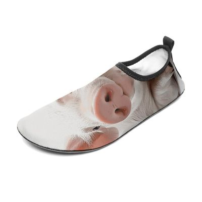 Water Shoes for Women Men Smiling Water Sports Shoes Slip-on Breathable Lightweight Athletic Aqua Sock