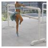 CHZDPP Free Standing Ballet Barre, Professional Dance Studio Equipment for Practicing Flexibility/Body Stretches, Portable Quilt Rack for Home and Gym(White,70.9inch/180cm) view 1