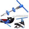 Headset Press In Tool, CNC Knurling Design, with Stainless Steel Screw Rod, Adjustable Wrench, Non Slip Handle for BB Bottom Bracket Installation, Repair Tool Kit view 3