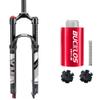BUCKLOS 27.5inch MTB QR Straight Crown Air Damping Suspesion Fork & Bike Fork Star Nut Setting Install Tool with Star Nuts Introductory Version view 1