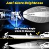 2025 Anti-Glare Front Rear Sensor 3000 Bike Lights, 5+6 Kind Warning Modes Bicycle Light and Tail Light Set, Long Time Waterproof Bike Accessories for Night Riding City Streets Mountain, Black view 2