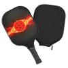 PATIKIL Graphite Pickleball Paddles, USAPA Approved USA Pickleball Paddle, Fiberglass Anti-Slip Sweat-Absorbing Grip with Bag, Orange Ball view 1
