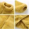 Betadog Girls Sweatshirt Zip Up Faux Shearling Teddy Jacket Coat Teddy Coat Warm Winter Outwear Fall (Brown, 3-4 Years) view 4