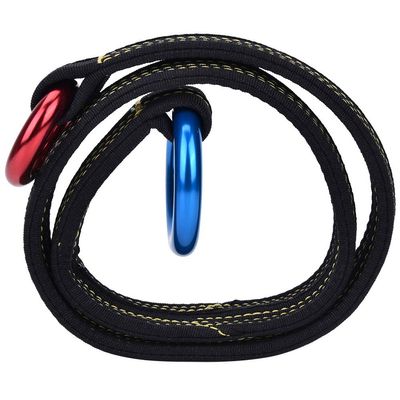 Climbing Lanyard, Climbing Rescue Wire Lanyard with Two Hanging Rings for On Tree Garden Work