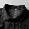Betadog Toddler Girl's Long Sleeve Button Up Denim Shirt Jacket Boys Vintage Washed Basic Denim (Black, 6-7 Years) view 2