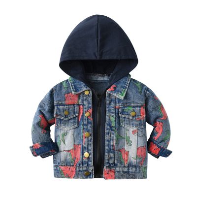 Betadog Boys' Trucker Jacket Unisex Kids and Toddlers' Relaxed Fit Denim Chore Jacket Kid Outwear (A, 10-11 Years)