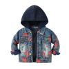 Betadog Boys' Trucker Jacket Unisex Kids and Toddlers' Relaxed Fit Denim Chore Jacket Kid Outwear (A, 10-11 Years) view 1