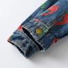 Betadog Boys' Trucker Jacket Unisex Kids and Toddlers' Relaxed Fit Denim Chore Jacket Kid Outwear (A, 10-11 Years) view 2